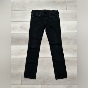 X2 Zelda Skinny Black Jeans Low Rise Size 4R